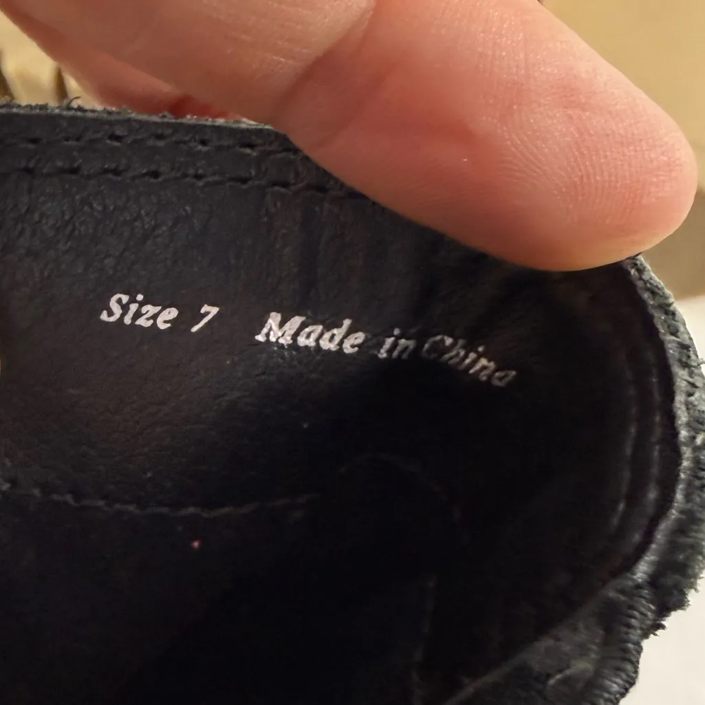 DV by Dolce Vita Jetty Vegan Leather‎ Chelsea Chunky Boot in Black Tan Size 7 - Image 8