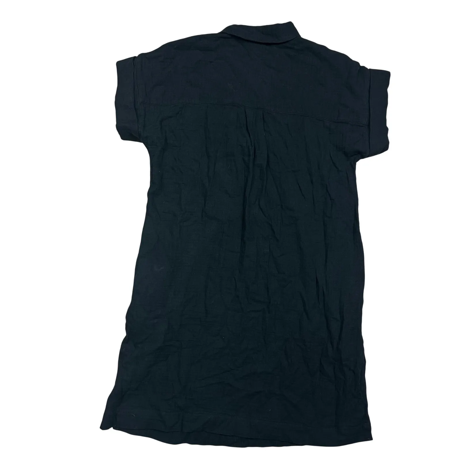 NWT J. Crew Factory Black Short Sleeve Gauze Popover Dress Mini Size XS Casual - Image 6