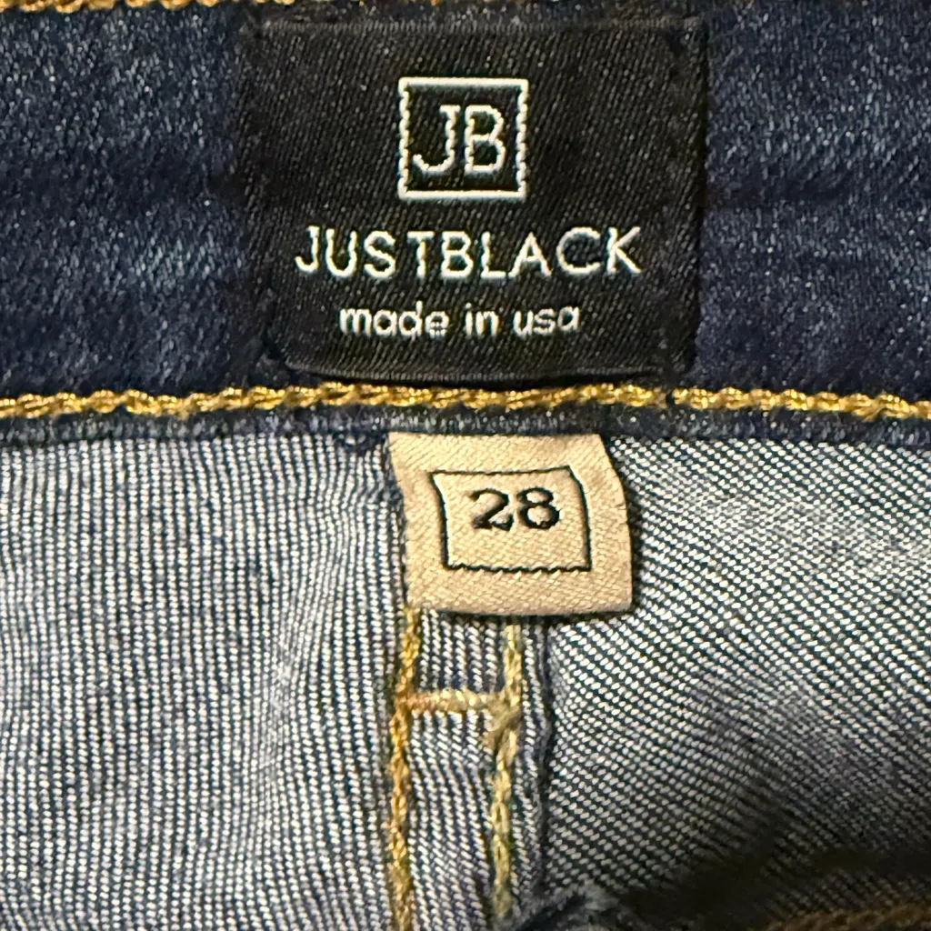 ✨Just Black Low-Waist Wide-Flare Jeans Size 25 (5-6) - Image 7