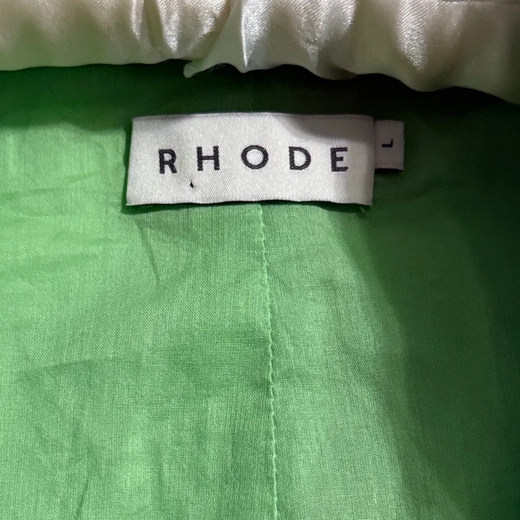 💖 Rhode Winnefred Green Floral Linen Blazer - Image 4