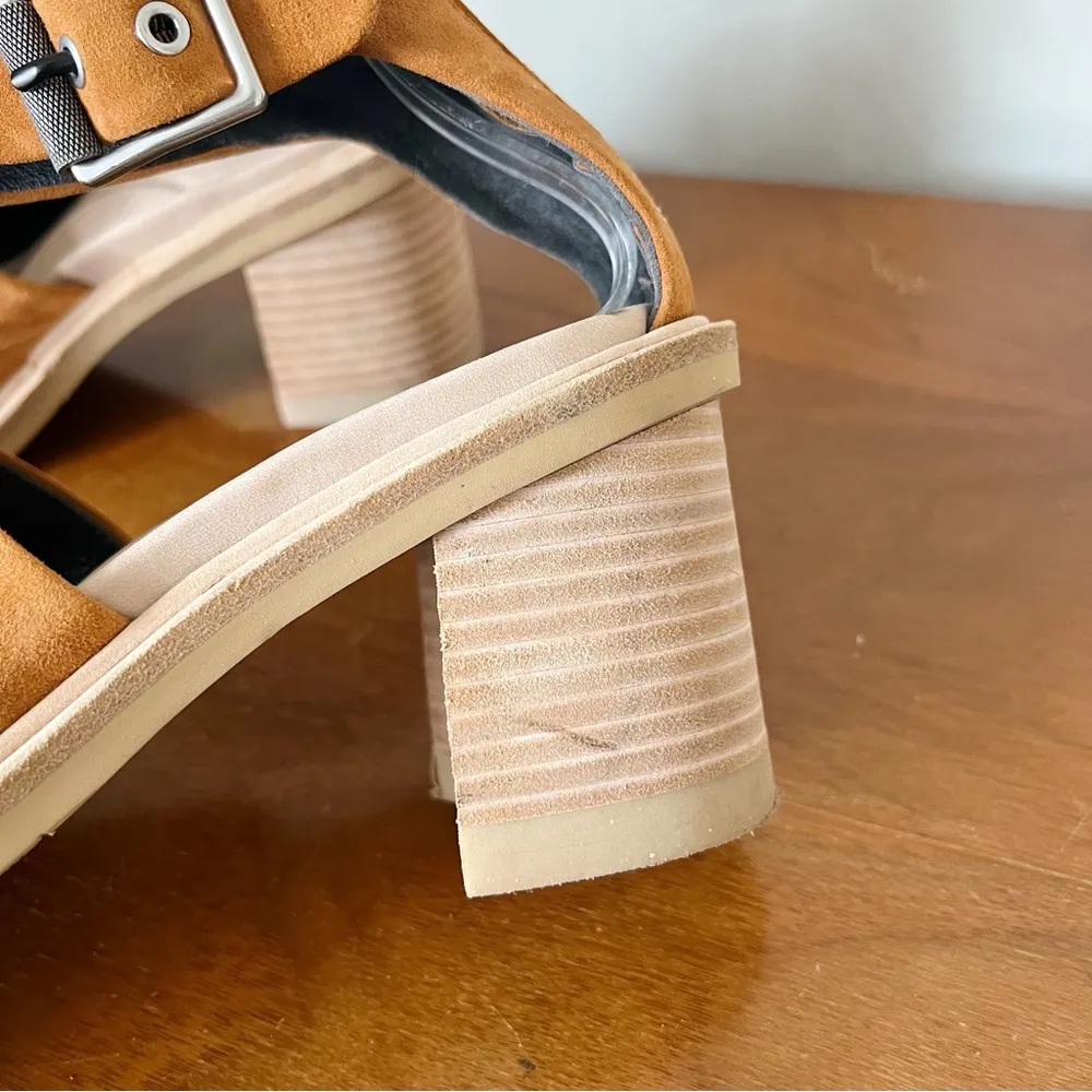 Rag & Bone • Soren Sandal block heel Cuoro Suede ankle strap open toe chunky - Image 10