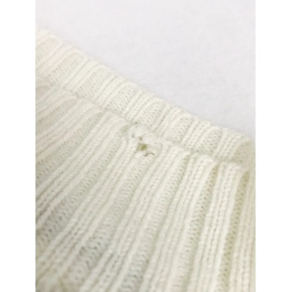 Vintage Fair Isle Crewneck Sweater | Size M White Size M - Image 16