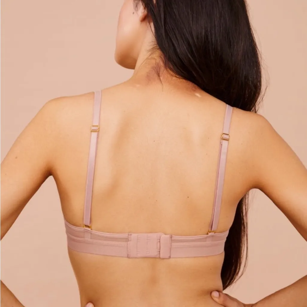 Pepper Mesh All You Bra in Sienna Rose Size 34A Pink - Image 2