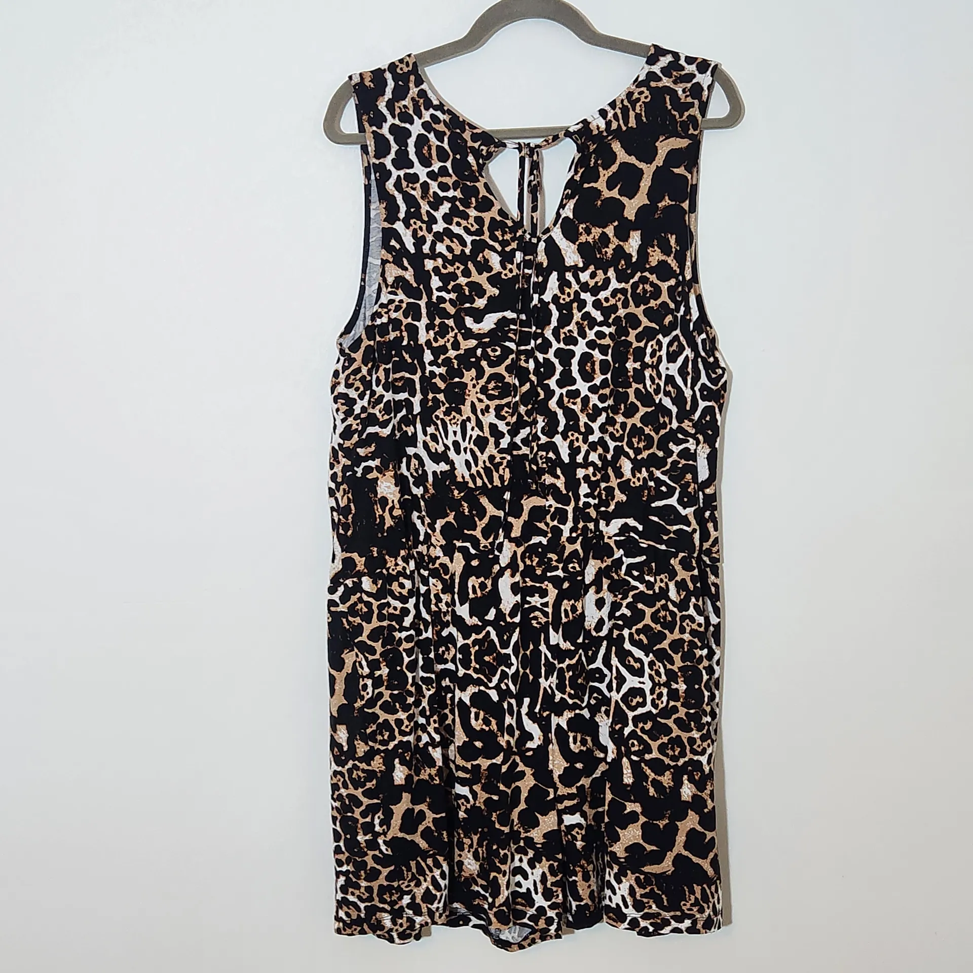 Venus Sleeveless Leopard Print Romper Size 1X Leopard Romper - Image 4