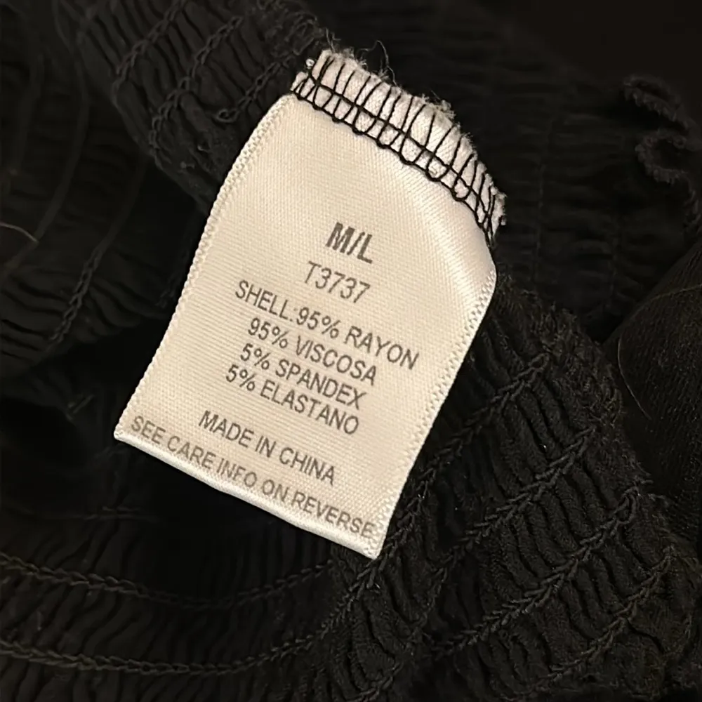 Black Stretchy Off The Shoulder Top - Image 8