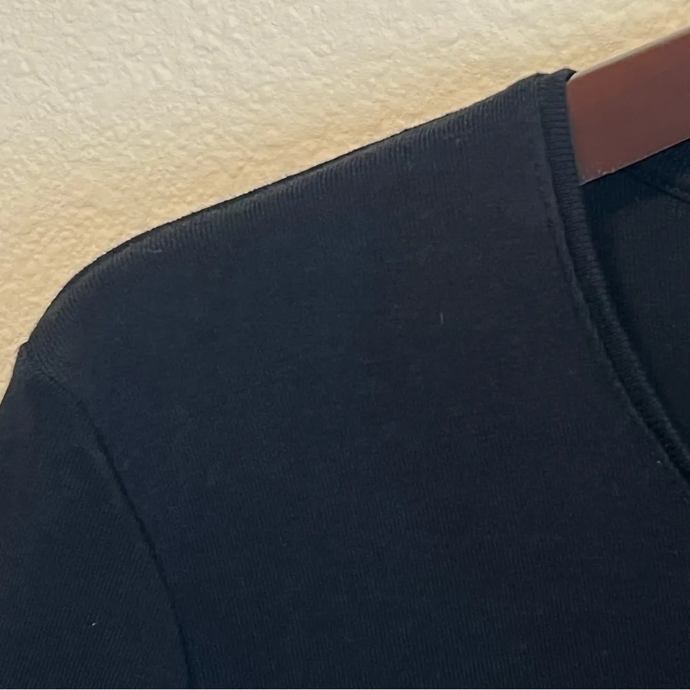 David Jones 100%Cotton Tshirt, elbow length sleeves, black, size L - Image 9