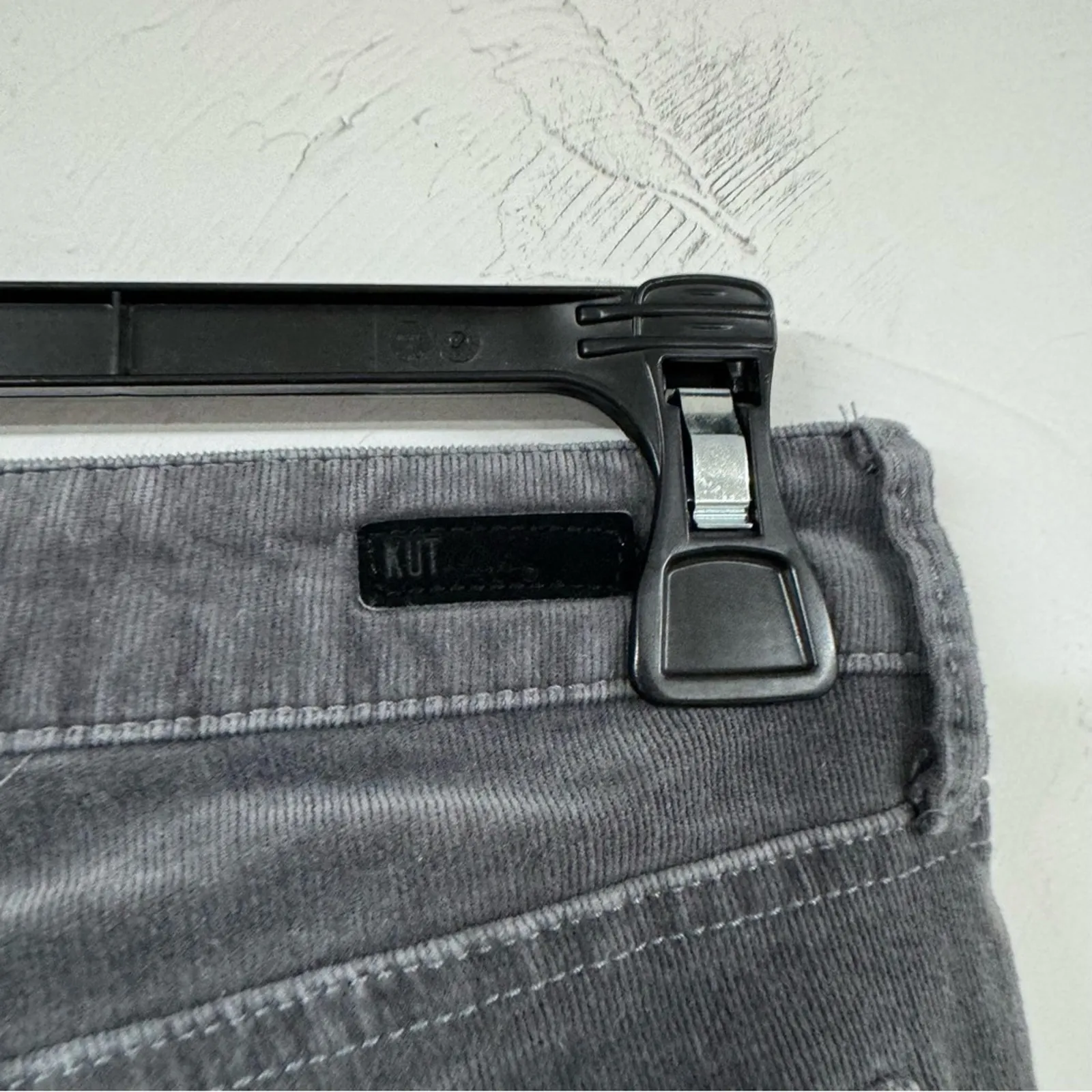 Kut From The Kloth Grey Corduroy Slim Fit Womens Pants Danna Skinny 4 - Image 10