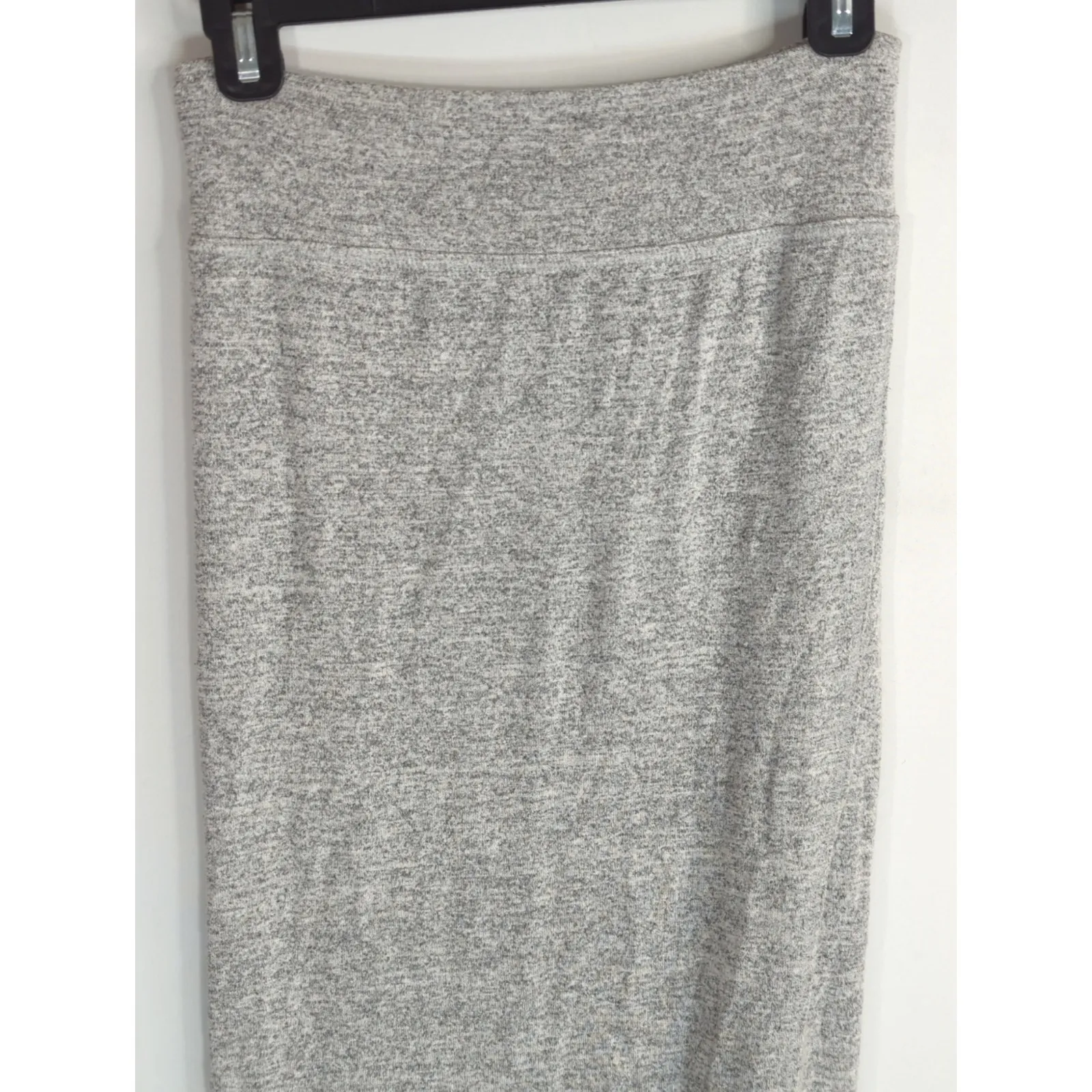 Aritzia Wilfred‎ Free Grey Shields Knit Midi Pencil Slit Pull-On Skirt Women's S - Image 3