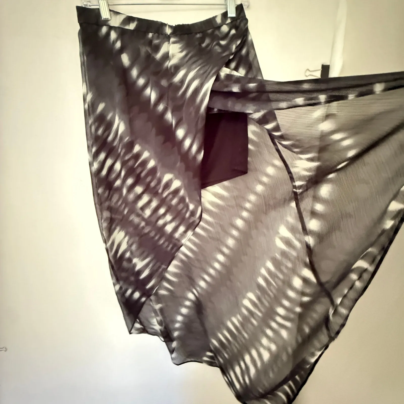 Express High Low Sheer Tie-Dye Layered‎ Skirt Size XS Asymmetric Boho Festival - Image 3