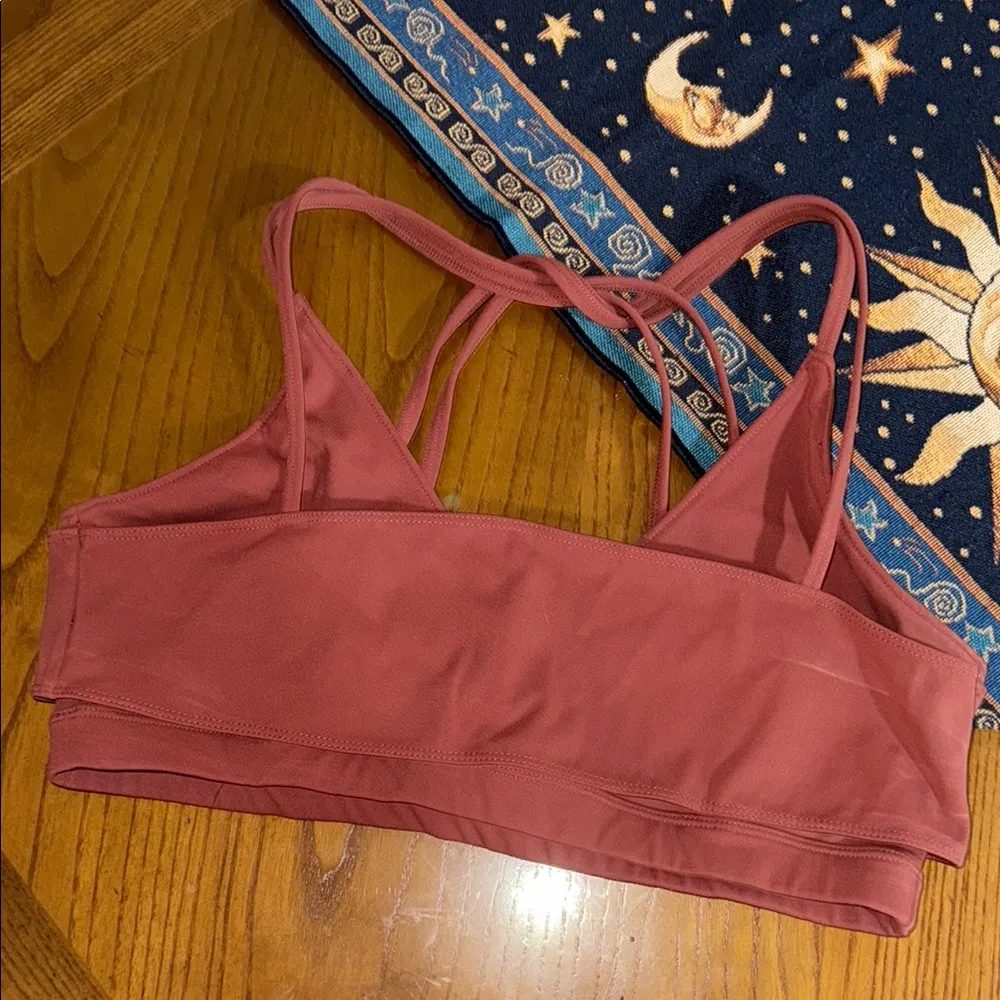 Free people brown sports bra Size L - Image 3