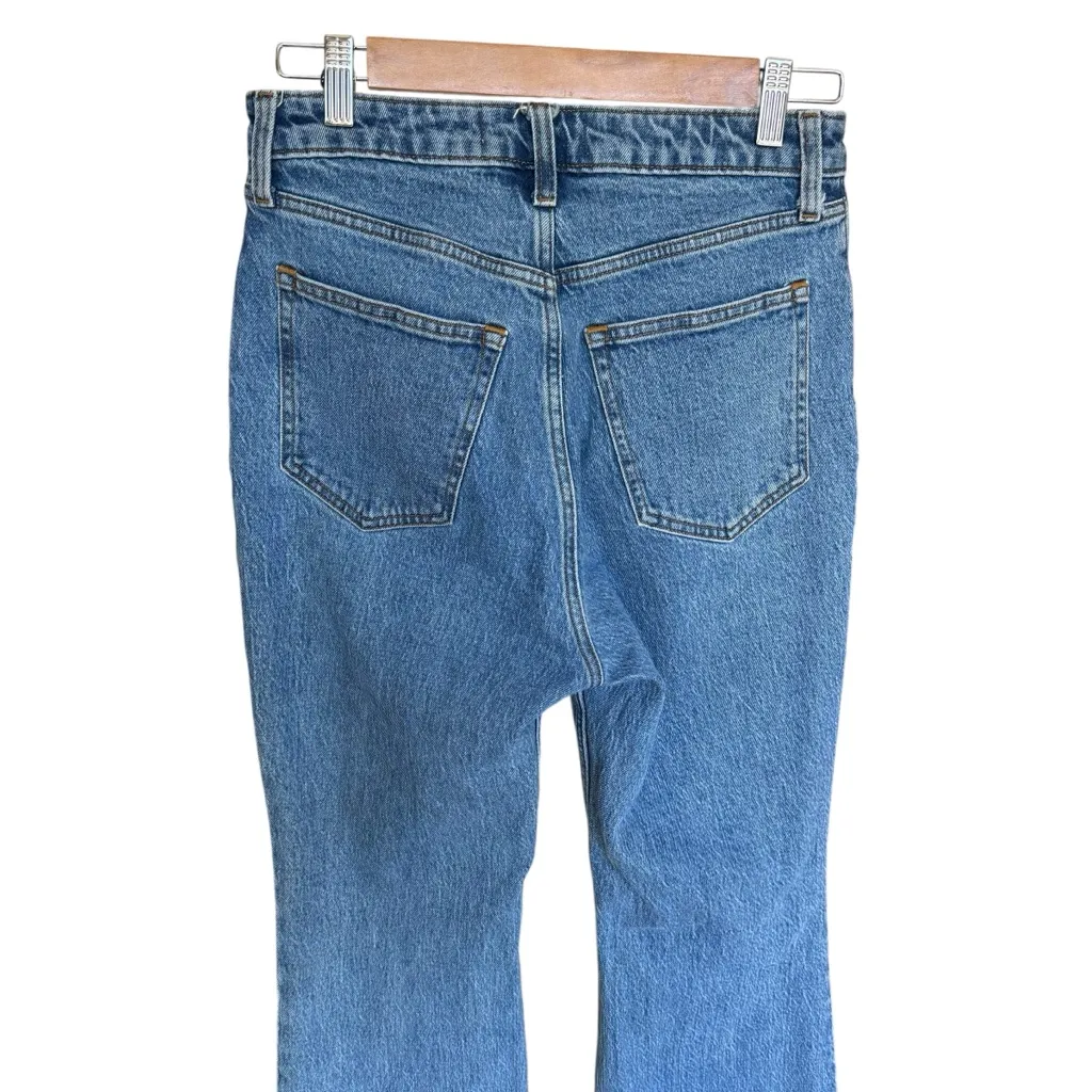 Abercrombie - Curve Love Vintage Flare High Rise Split Hem Jeans Sz 27/4S - Image 6