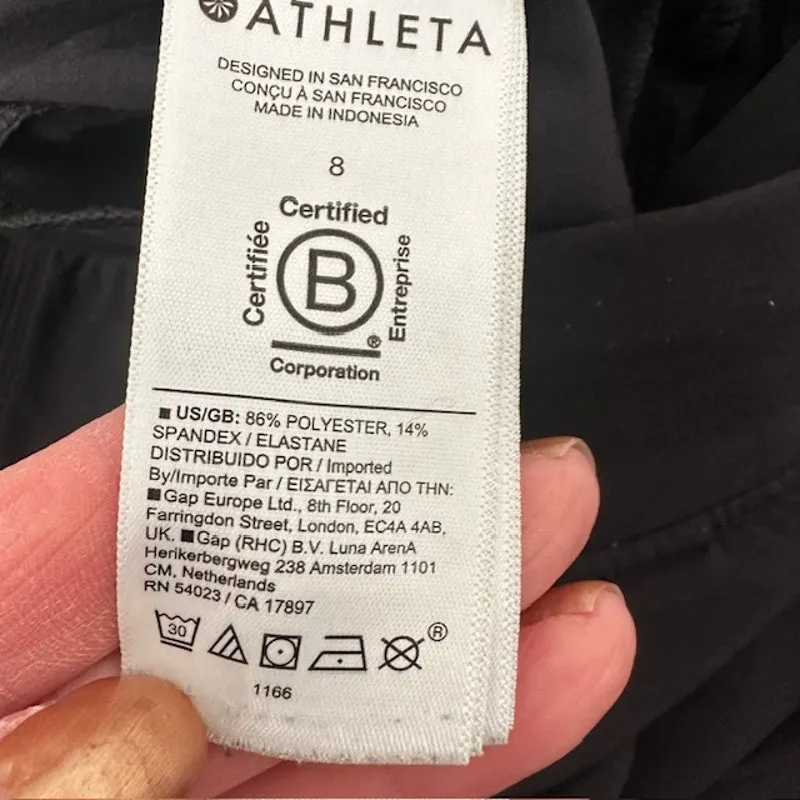 Athleta Brooklyn Mid-Rise Ankle Pant Size: 8 Color: Black - Image 10