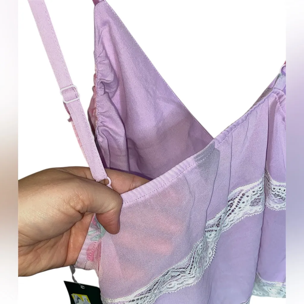 Wild Fable Floral Lace Trim Camisole NWT - Image 3