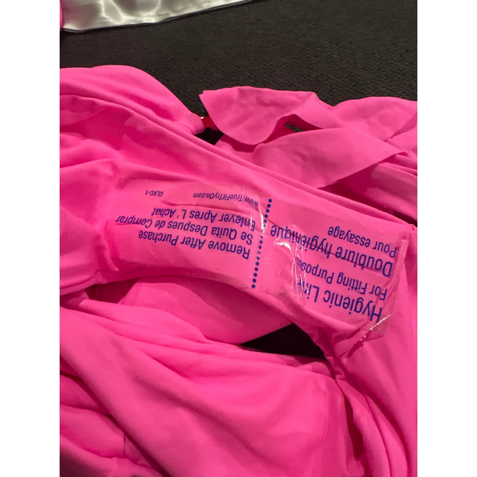 Soluna Swim Standard Buckle Up One Piece Bandeau Swimsuit Size XL Pink - Image 9