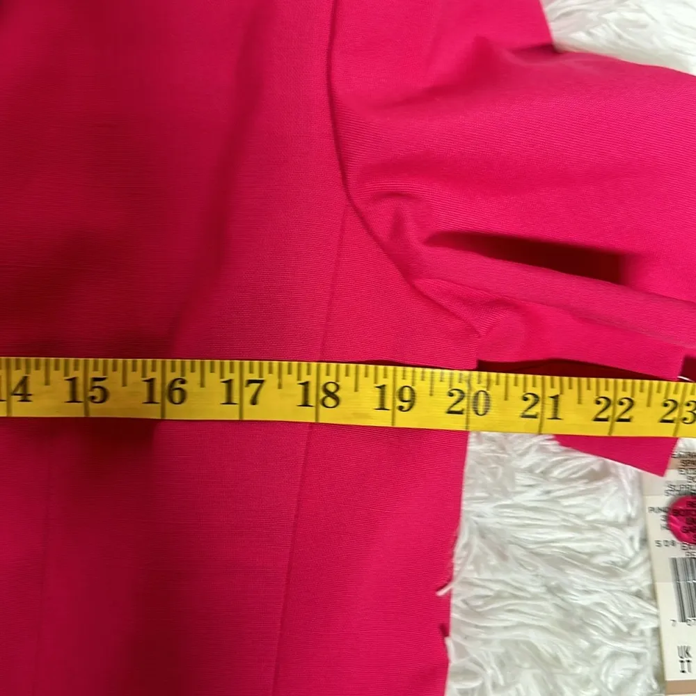 NWT  skirt suit 12p fuchsia Hot pink knee length office Siren Girl Core - Image 10