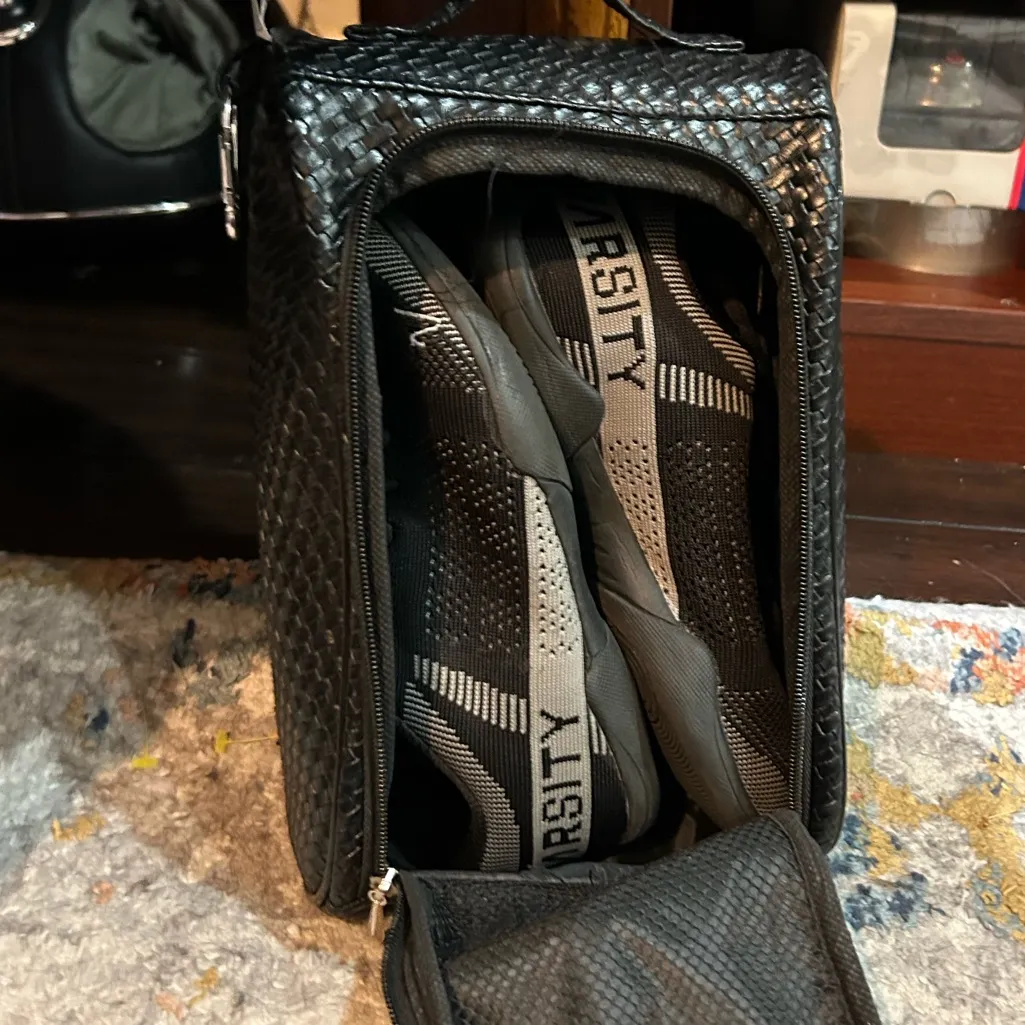 Varsity Beat Cheer Dance Sneakers Black with bag size 7 - Image 5