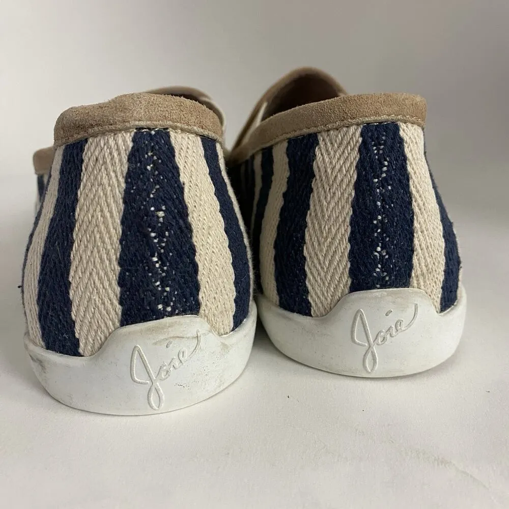 Joie Kidmore Slip-On Sneakers Women’s Size EUR 40 Stripe Canvas Nautical Summer - Image 9