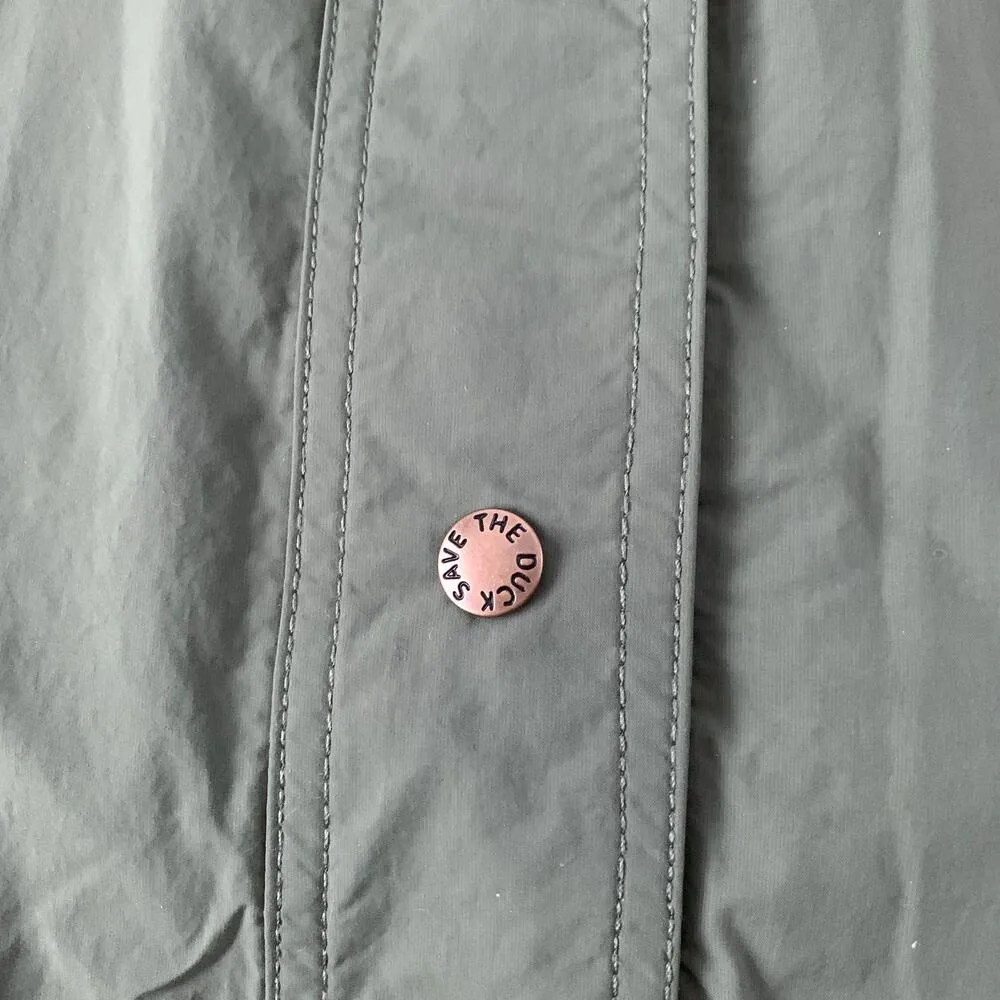 Save the Duck Mila Jacket in Dusty Olive Green Size M - Image 7