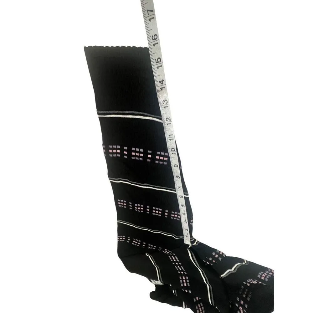 Alfred Dunner Cardigan Sweater  Black/Purple/Pink Sz L NWOT - Image 7