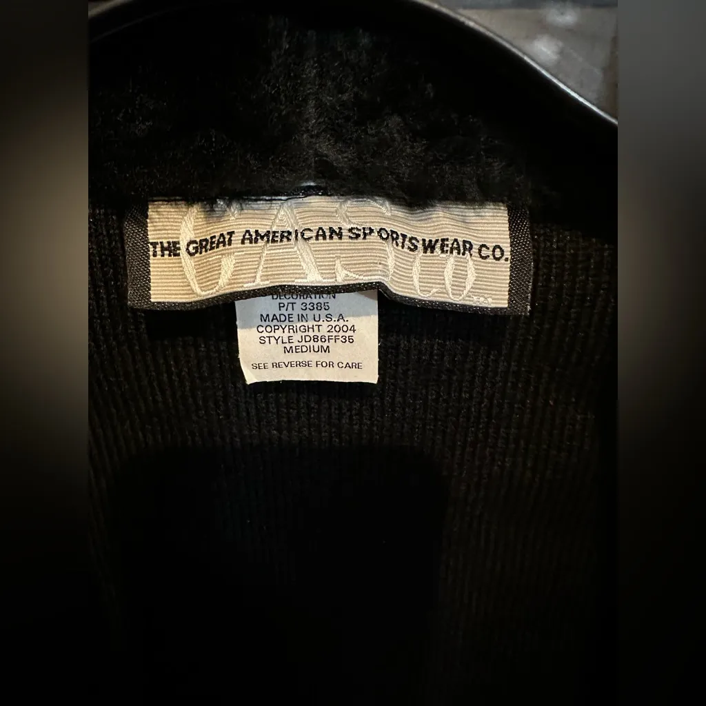 Elegant Black Teddy Jacket for Women Size M - Image 4