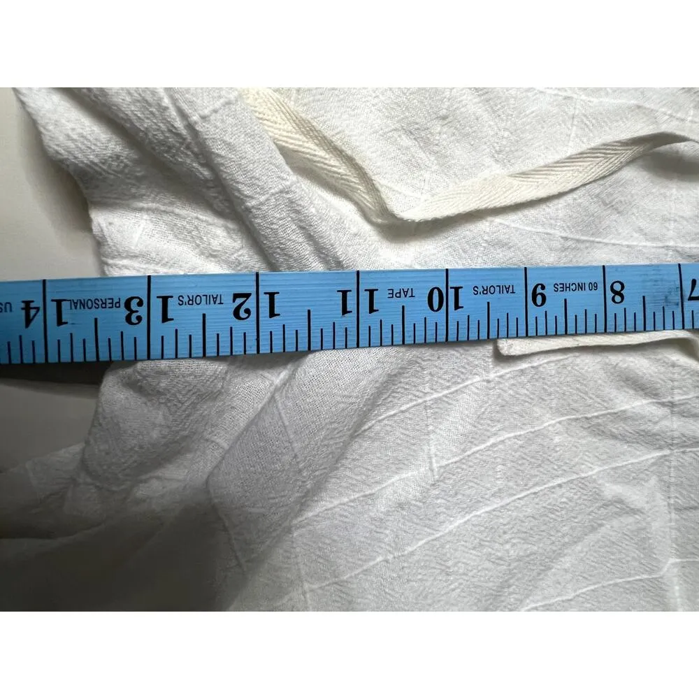 NWT Bleu Bayou White 100% Cotton Coastal Grandma Size XL Casual Pearl Buttons - Image 9