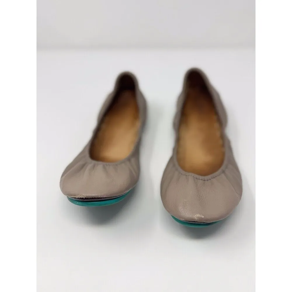 Tieks Gavrieli Womens Ballet Flats Taupe Leather Foldable Slip On Sandals US 9 - Image 3
