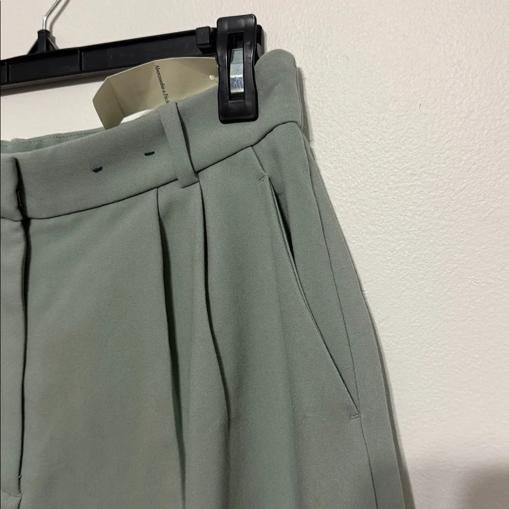 Abercrombie & Fitch Sloane Low Rise Tailored Wide Leg Pant - Image 4