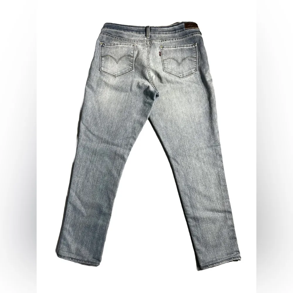 Levi’s Bold Curve Slim Leg Jeans 28x34 Women’s Blue Stretch Denim Mid Rise - Image 6