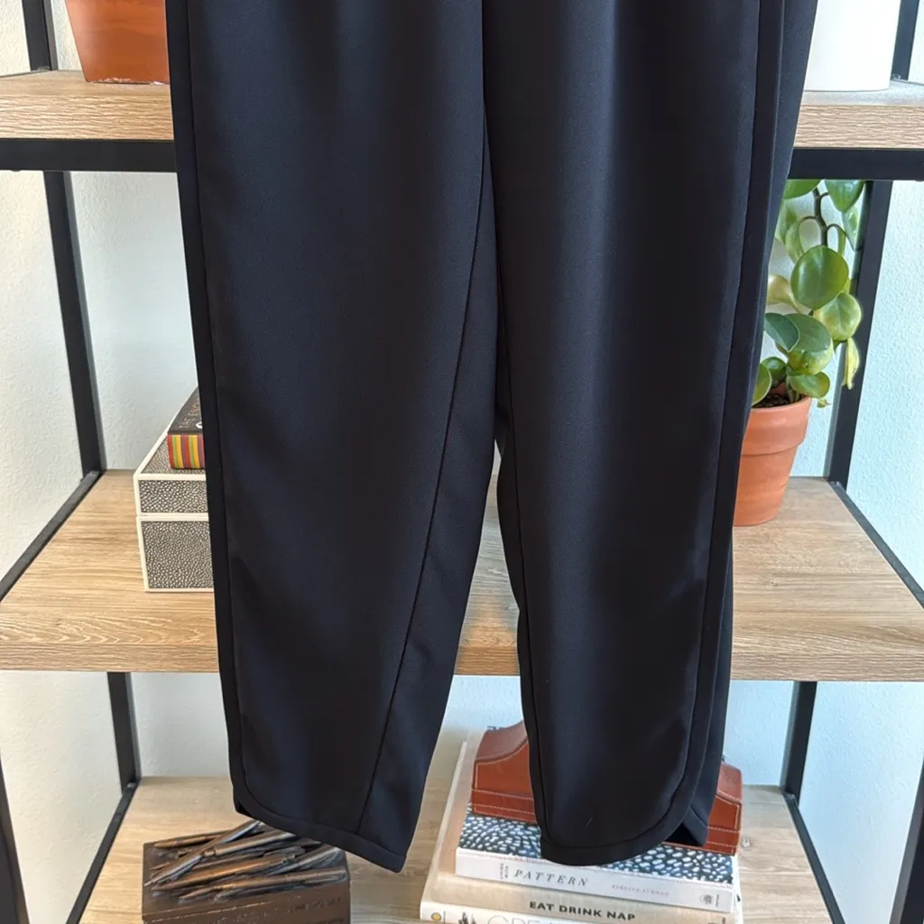 J. Crew Mid-Rise Pull On Cropped Woven Career Dress Pant Trouser w/Pockets, 4 - Image 3