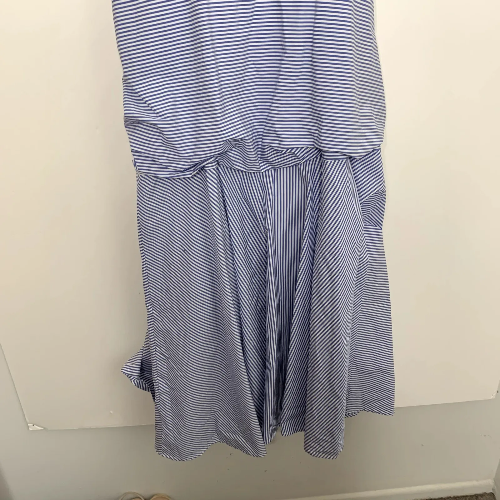 Veronica Beard Marena Stripe Midi Dress Womens Size 12 USA Made - Image 9