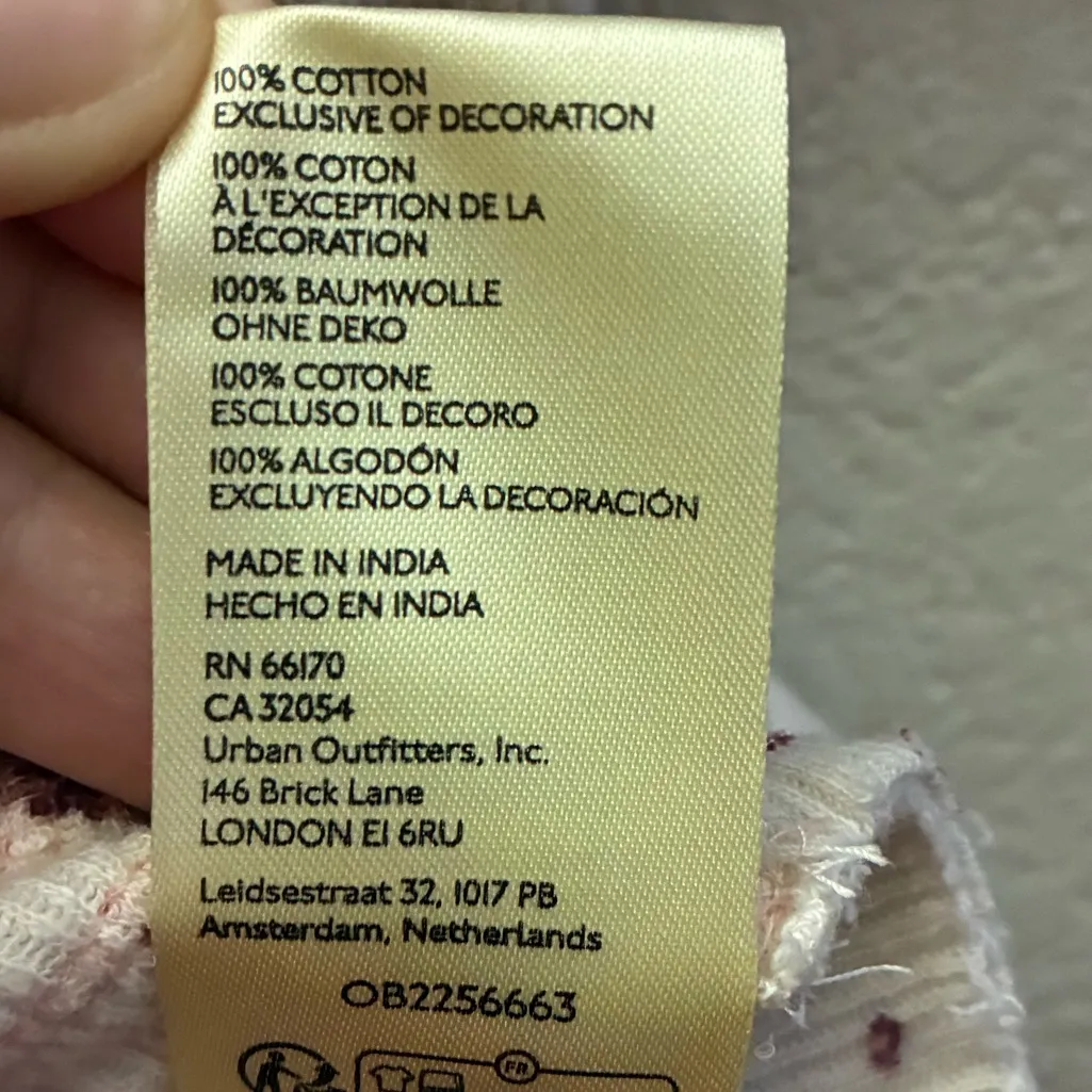 By Anthropologie Puff-Sleeve Off-The-Shoulder
Corset Blouse Top L - Image 11