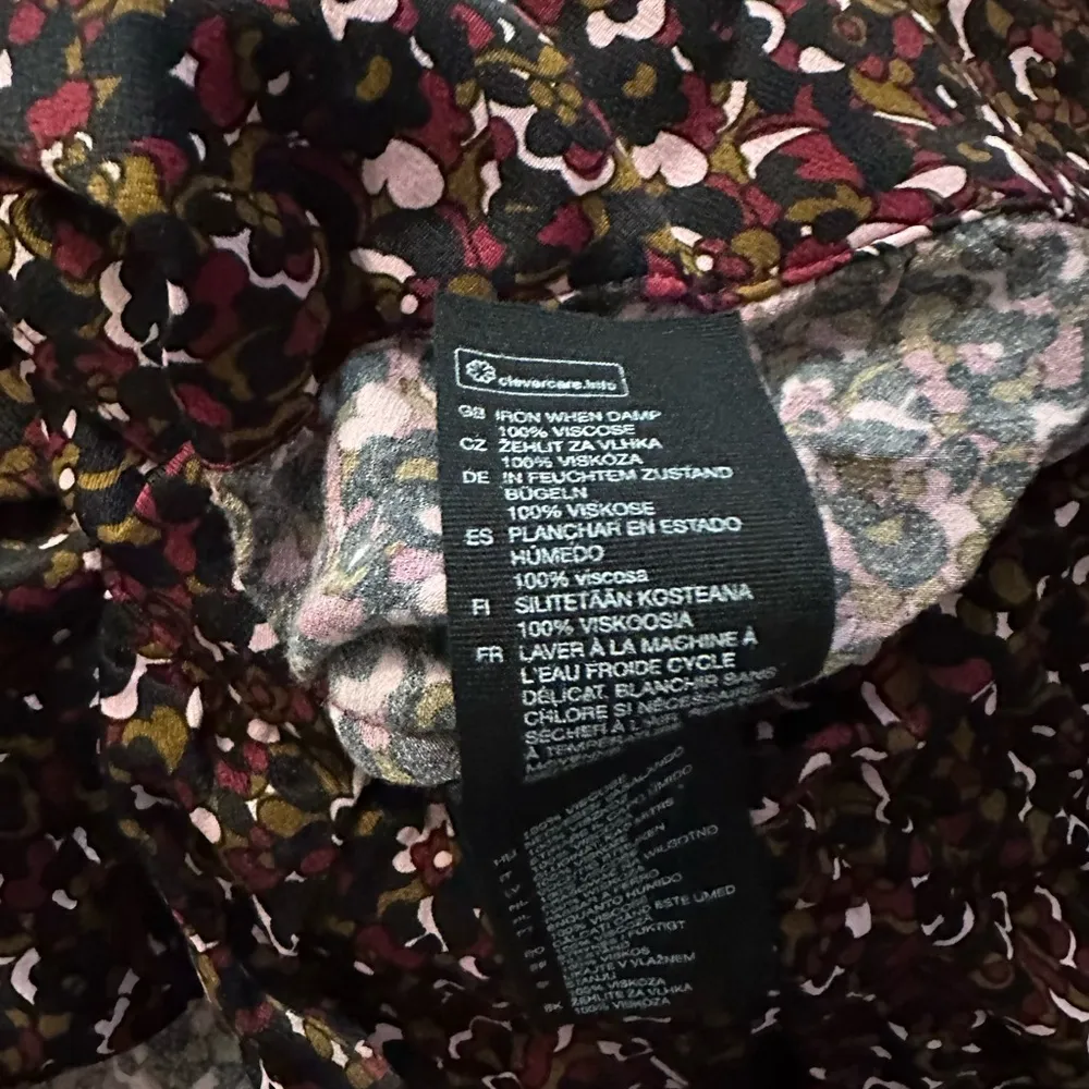 & Other Stories Printed Wrap Top Size 8 - Image 5