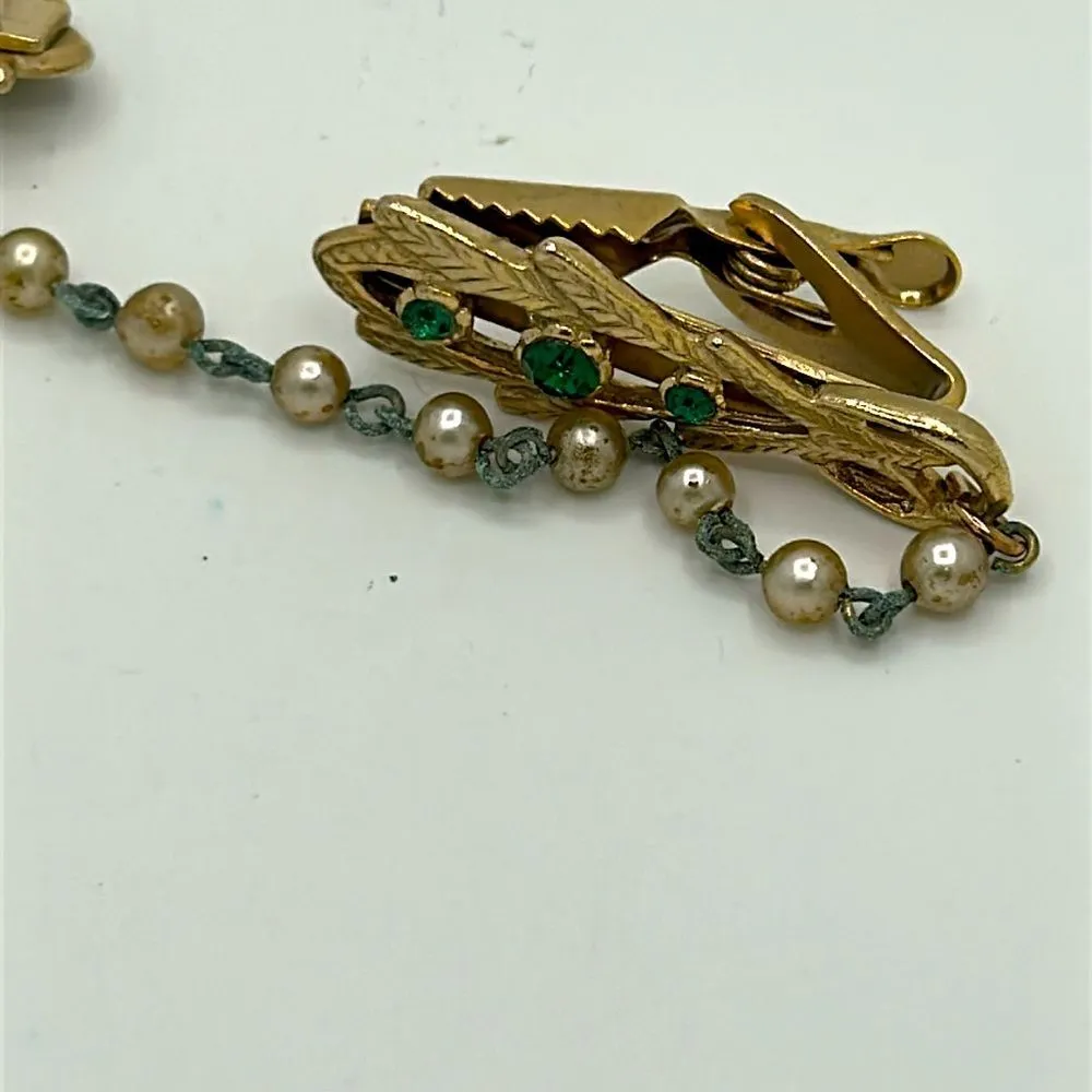 Vintage gold tone sweater clip - Image 4