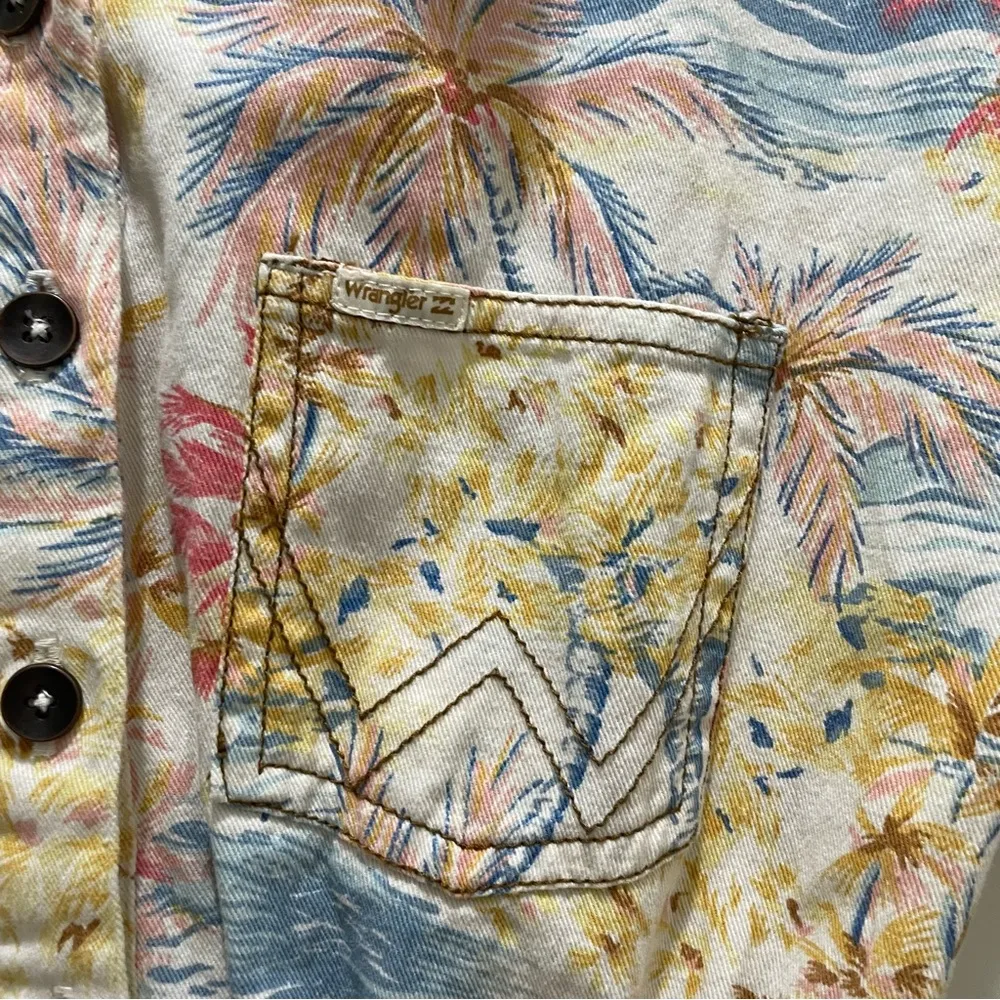 Billabong x Wrangler Cali Sun Button Down Short Sleeve Romper Jumpsuit - Image 10