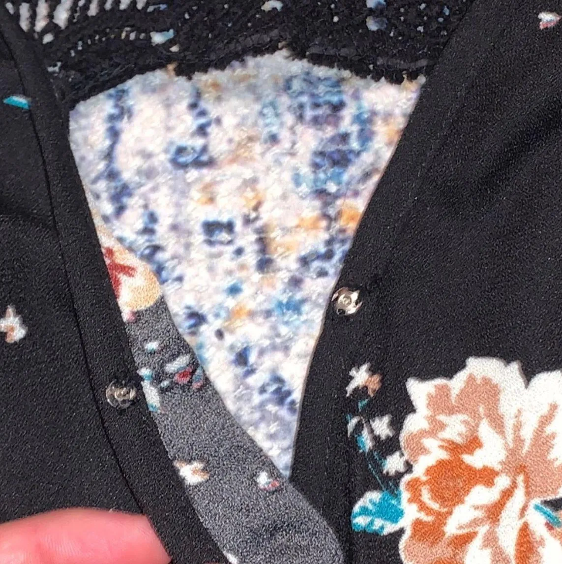 boho floral romper size M - Image 5