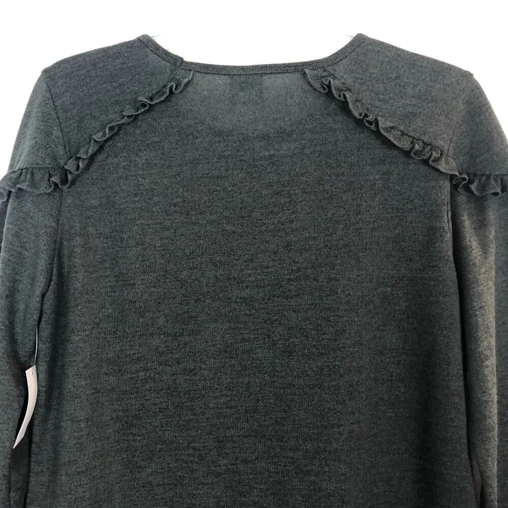 Route 66 Fairycore Romantic Chic Art Cosmic Prairie Sequin Womens Sweater Medium - Image 8