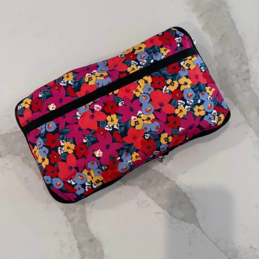 LeSportsac Womens Packable Nylon Slim ToteBag Adjustable Crossbody Bright Floral - Image 8