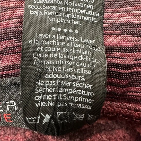 Spyder Womens Space Dye Pink Black Fleece Joggers Size S Warm Athleisure Comfy - Image 11