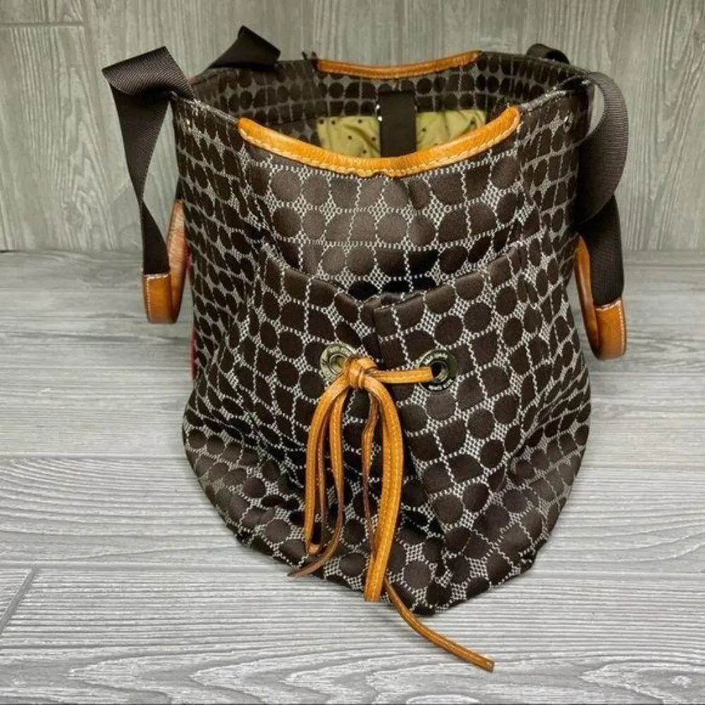 kate spade Noel pattern baby diaper bag purse & changing pad tote bag - Image 8