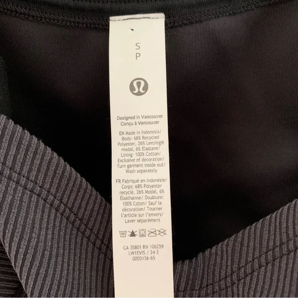 Lululemon Ribbed Softstreme Sweetheart Tank Top - Image 6