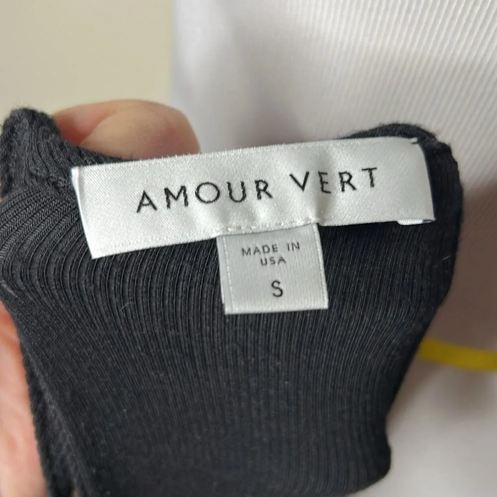 Amour Vert Jada Dream Black Rib Tank - Image 9