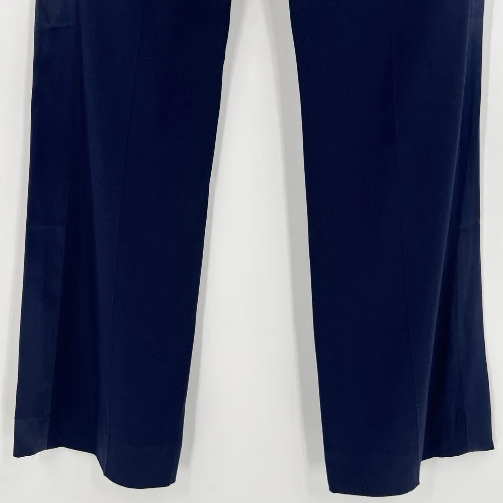 Sandro Paris Dress Pants Satin Side Panel Trousers Straight Leg EU 40 Size Large - Image 6