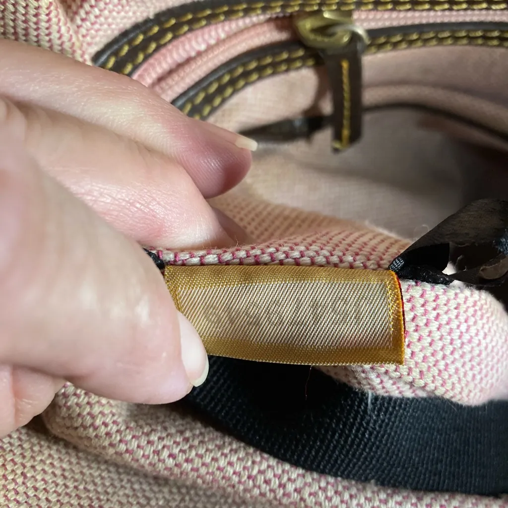 DOONEY & BOURKE CROC EMBOSSED DILLEN Brown Leather Handbag - Image 8