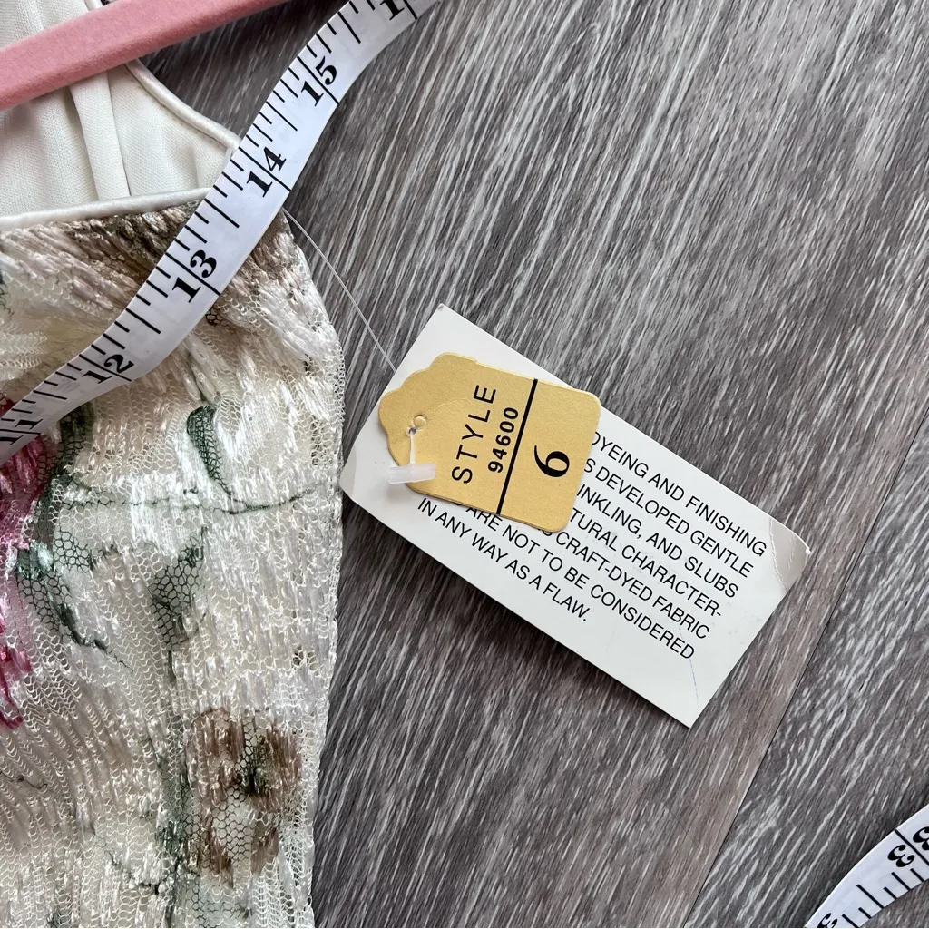 Vintage Y2K fairy‎ cottagecore laced maxi dress nwt Pink Size 6 - Image 6