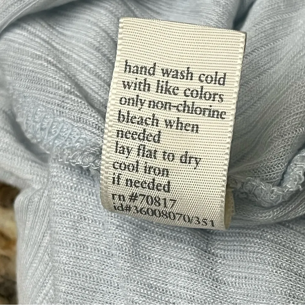 Victorias Secret Women’s Lace Strap Camisole Y2k  Blue Sheer Layering Cami Beach - Image 7