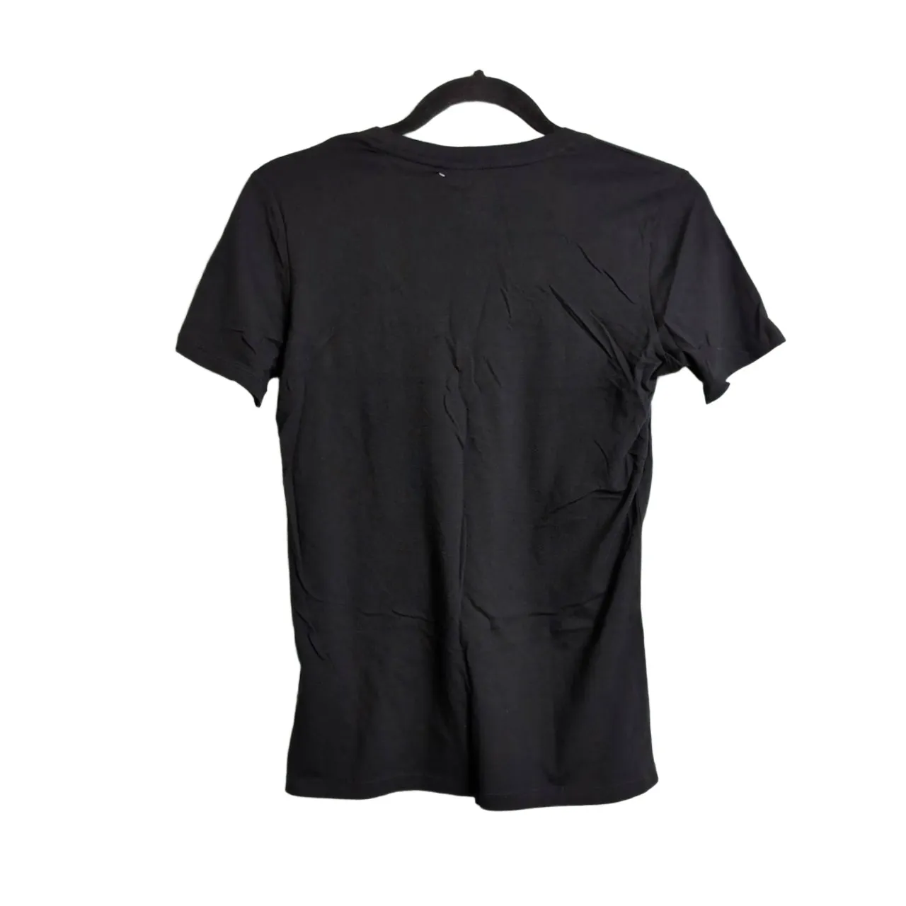 NWT EVERLANE Organic V-Neck Tee Black Breathable Soft T-Shirt S - Image 2