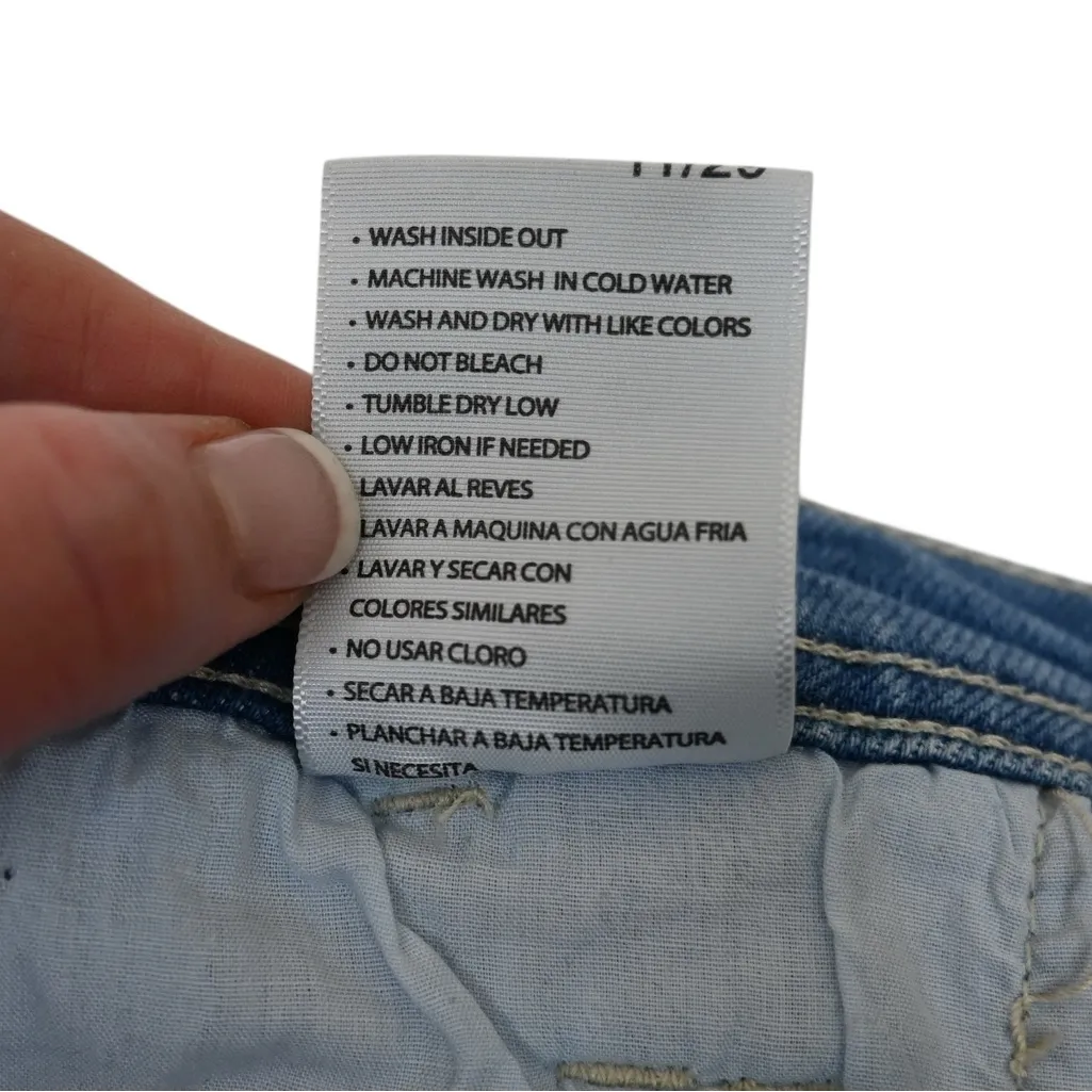 KanCan Women's 11/29 Sian Exposed Button Fly Flare Jean KC7345M Blue - Image 11