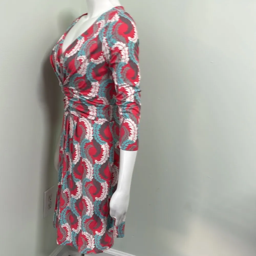 Boden Marion Jersey Viscose Tunic Dress size 6 Gray - Image 4