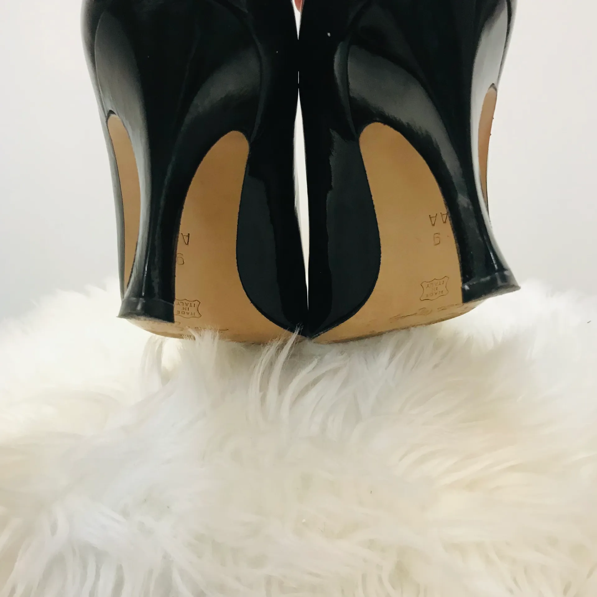 Sesto Meucci of florence black patent heels sz 9 - Image 8