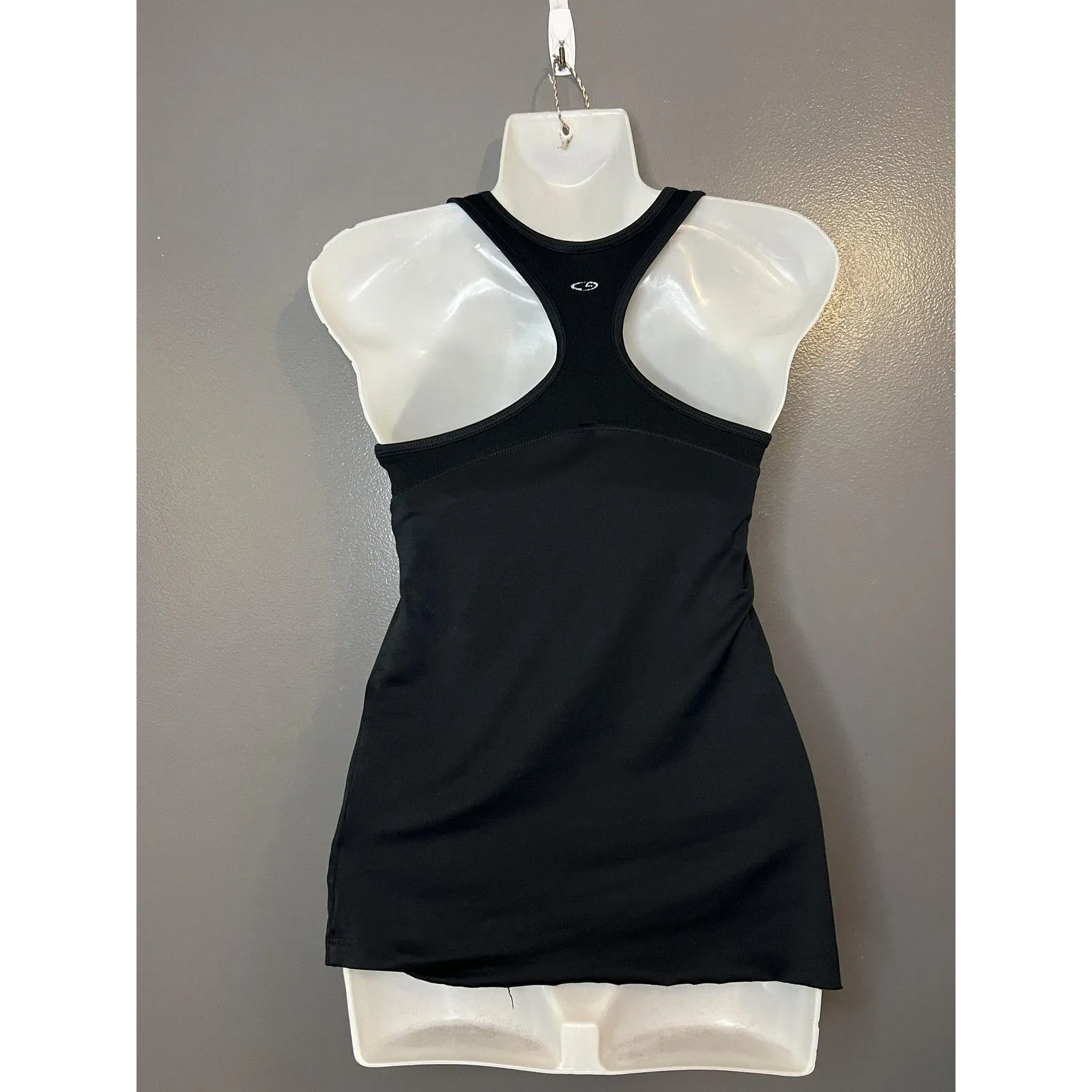 Champion Tank Top Womens XS Black Racerback Built In Bra C9 Athletic Running - Image 5
